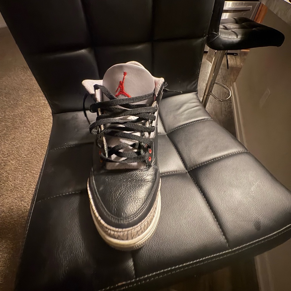 Jordan Kids Black, White & Red High-Top Sneakers